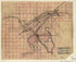 Map Showing the Location of Roaring Run Furnace Lands In Alleghany County, Virginia, Nearing Covington 1880 by Relic Map Company