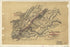Map of Central Virginia Showing Proposed Southern Extension of the Shenandoah Valley Railroad from Waynesboro to Bonsack&