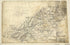 Preliminary Map of Orange County, Virginia 1871 by Relic Map Company