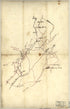 Rough Sketch of Roads and Streams In Pocahontas and Greenbrier Counties, West Virginia in 1870 by Relic Map Company
