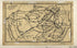 Map Showing the Location of Staunton, Va. : Showing the Railways Leading to the Staunton Opera House 1886 by Relic Map Company