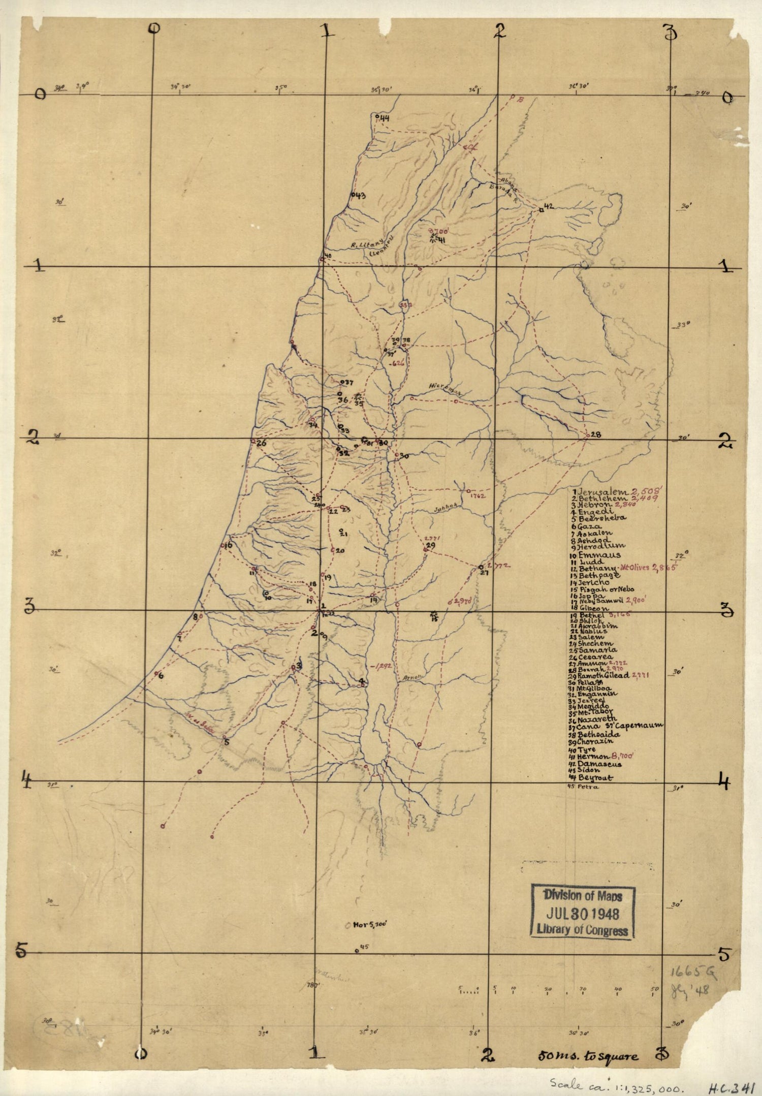 This old map of Sketch Map of Palestine from 1880 was created by  in 1880