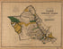 Oahu, Hawaiian Islands 1881 by Relic Map Company