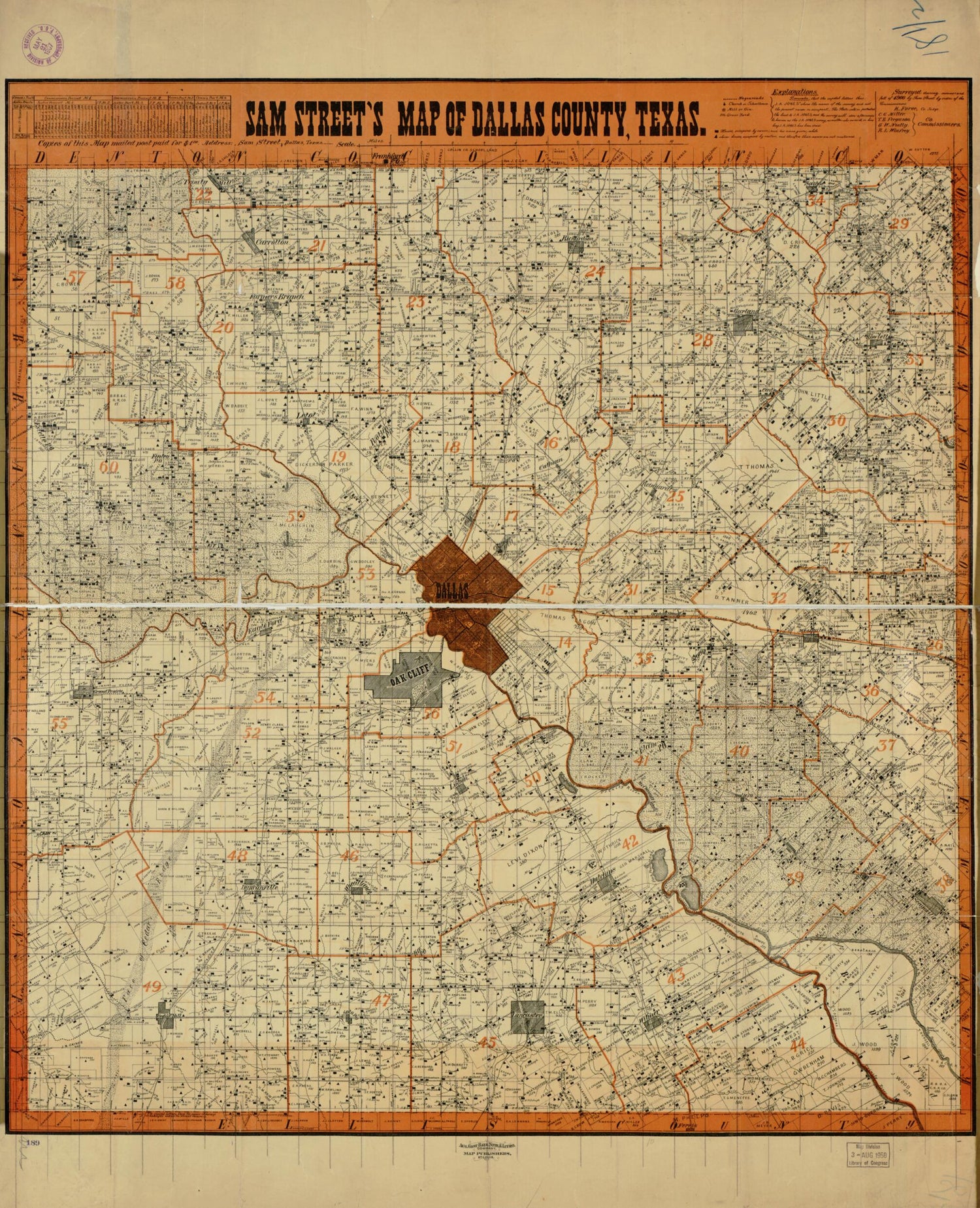 This old map of Sam Street&