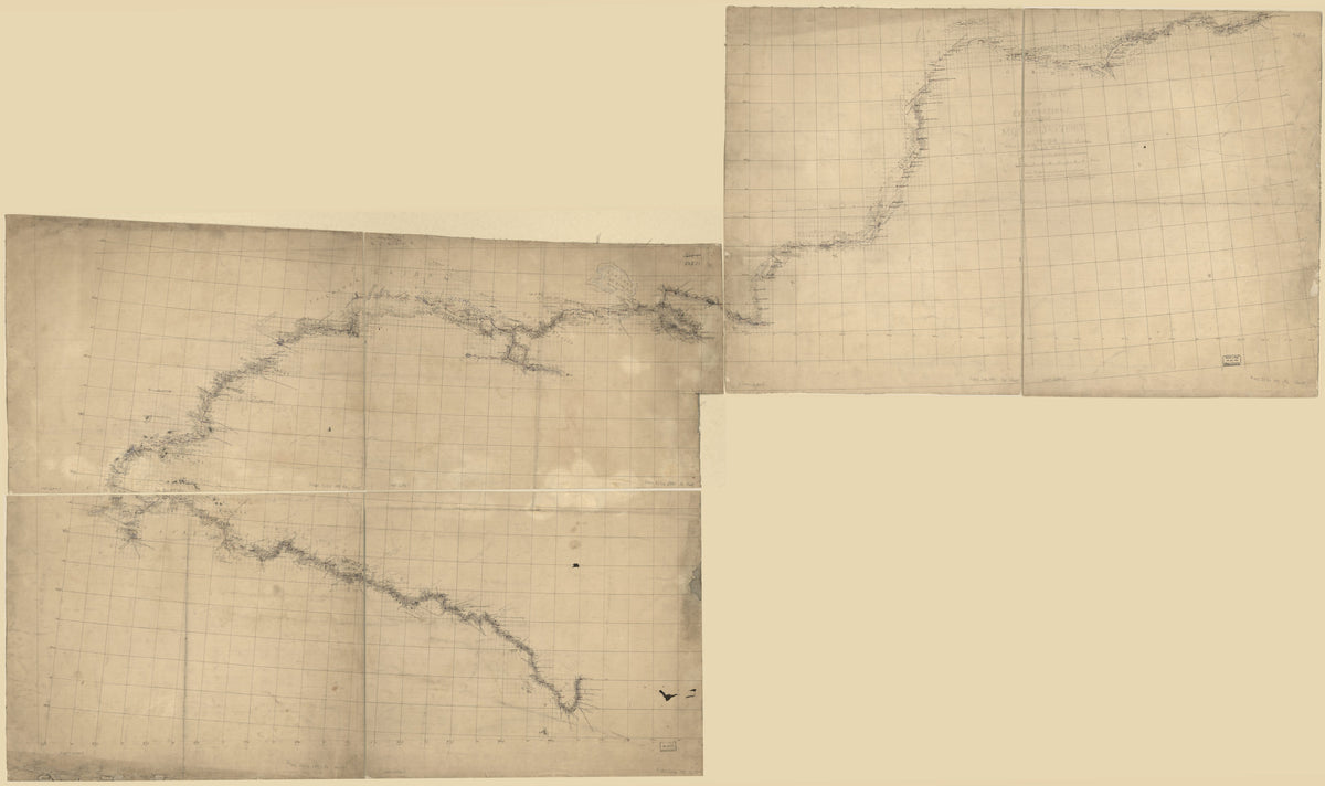 Explorations In Mongolia and Tibet, Meng Zang Lü Xing Tu in 1891 by Relic Map Company