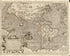America in 1600 by Relic Map Company