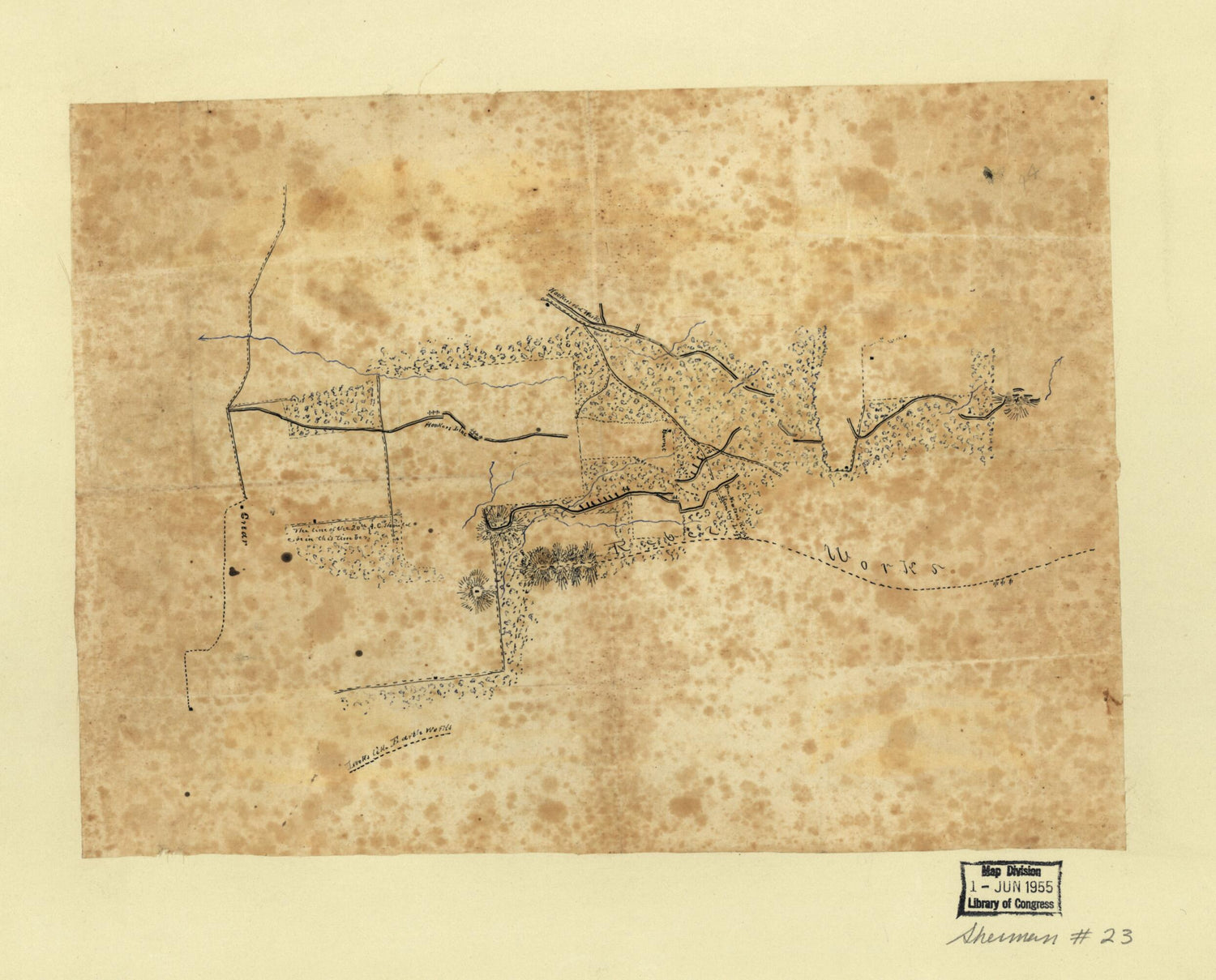 This old map of Troop Positions In Georgia from 1864 was created by  in 1864