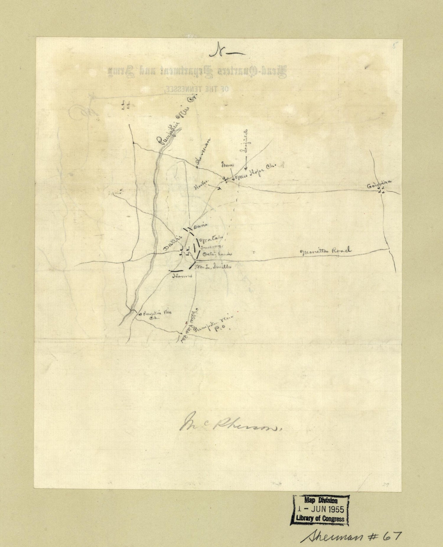 This old map of June 5, from 1864 was created by  in 1864