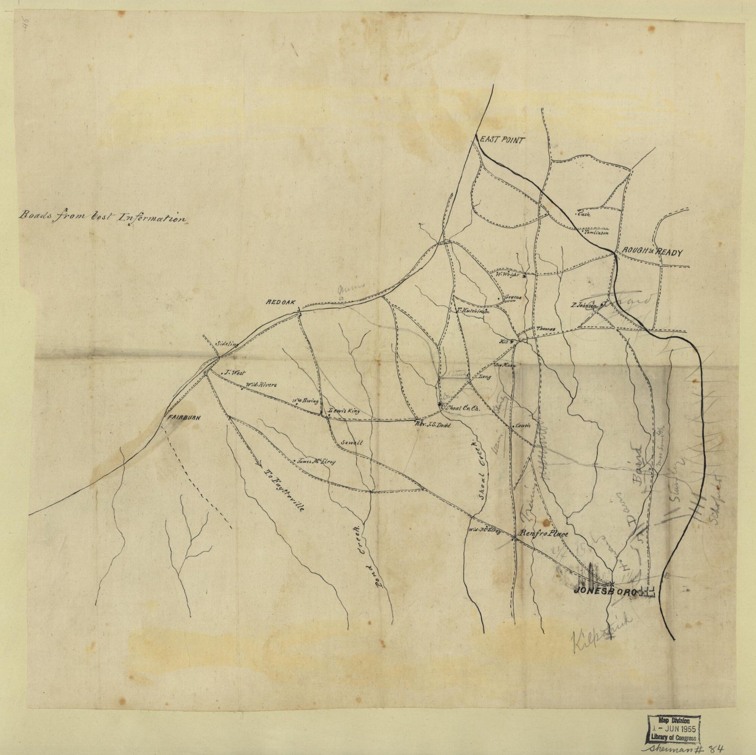 This old map of Sept. from 1864 was created by  in 1864