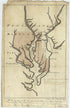 Pennsylvania Boundary Used As Trial Exhibits In the 1735 Court Suit Brought by the Penns Against Lord Baltimore to Determine the Official Interprovincial Boundary Line 1732 by Relic Map Company