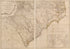 An Accurate Map of North and South Carolina With Their Indian Frontier, Shewing In a Distinct Manner All the Mountains, Rivers, Swamps, Arshes, Bays, Creeks, Harbours, Sandbanks and Soundings On the Coasts With the Roads and Indian Paths As Well As th... by Relic Map Company