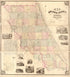 Map of Volusia County and Vicinity Florida in 1883 by Relic Map Company