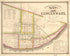 Topographical Map of the City of Cincinnati, from Actual Survey 1841 by Relic Map Company