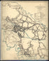 White House to Harrisons Landing in 1862 by Relic Map Company