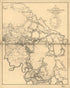 White House to Harrisons Landing 1862 by Relic Map Company
