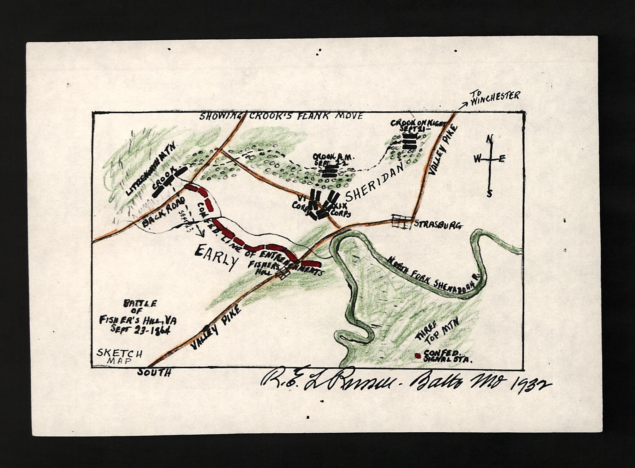 This old map of Battle of Fisher&