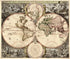 Orbis Terrarum Nova Et Accuratissima Tabula 1690 by Relic Map Company