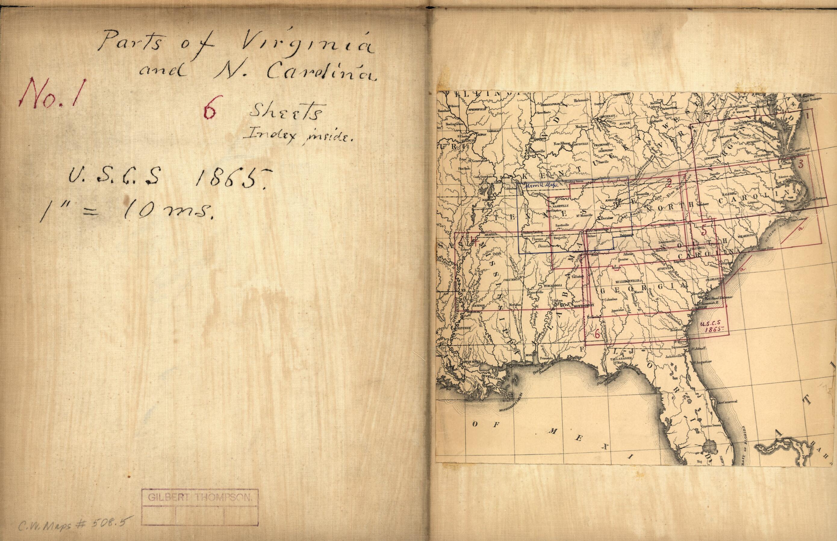 This old map of Map of Virginia and North Carolina from the Coast to the Blue Ridge from 1865 was created by A. D. (Alexander Dallas) Bache,  United States Coast Survey in 1865