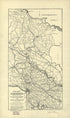 Map of a Part of the Eastern Portion of Virginia Showing the Route of the Cavalry Corps of the Army of the Potomac Under Major General P.H. Sheridan On the Raid to Richmond In May 1864 : Together With the Route Followed by the Confederate Cavalry Unde... by Relic Map Company