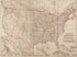 General Railway Map Engraved Expressly for the Official Guide of the Railways and Steam Navigation Lines of the United States, Portosic Rico, Canada, Mexico and Cuba : Comprising Maps of the United States, Cuba, Porto sic Rico in 1918 by Relic Map Company