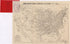 Distance Map United States, Mexico and Canada. (New Railroad Distance and Air Route Map of United States, Canada and Mexico) 1919 by Relic Map Company