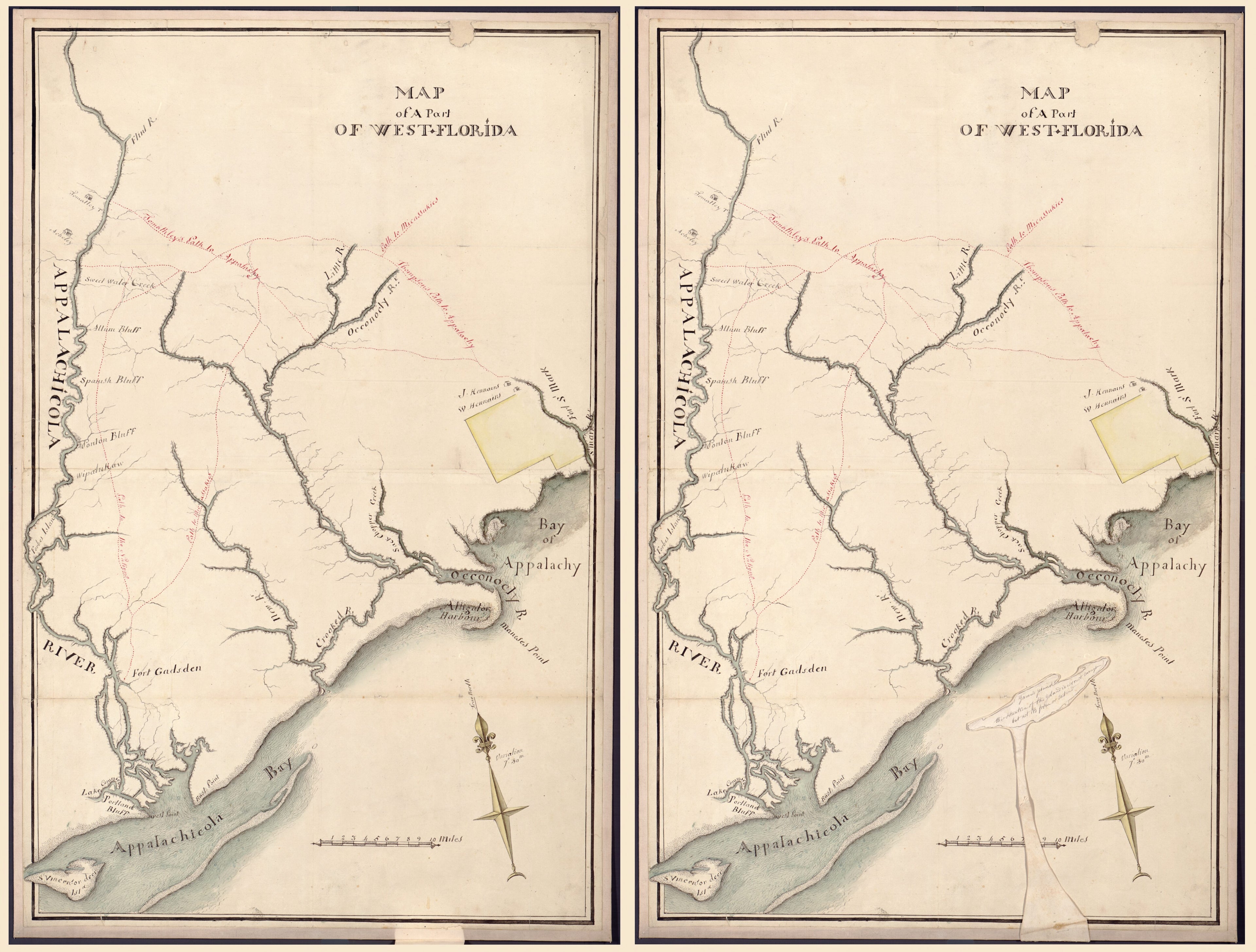 This old map of Florida from 1800 was created by  in 1800