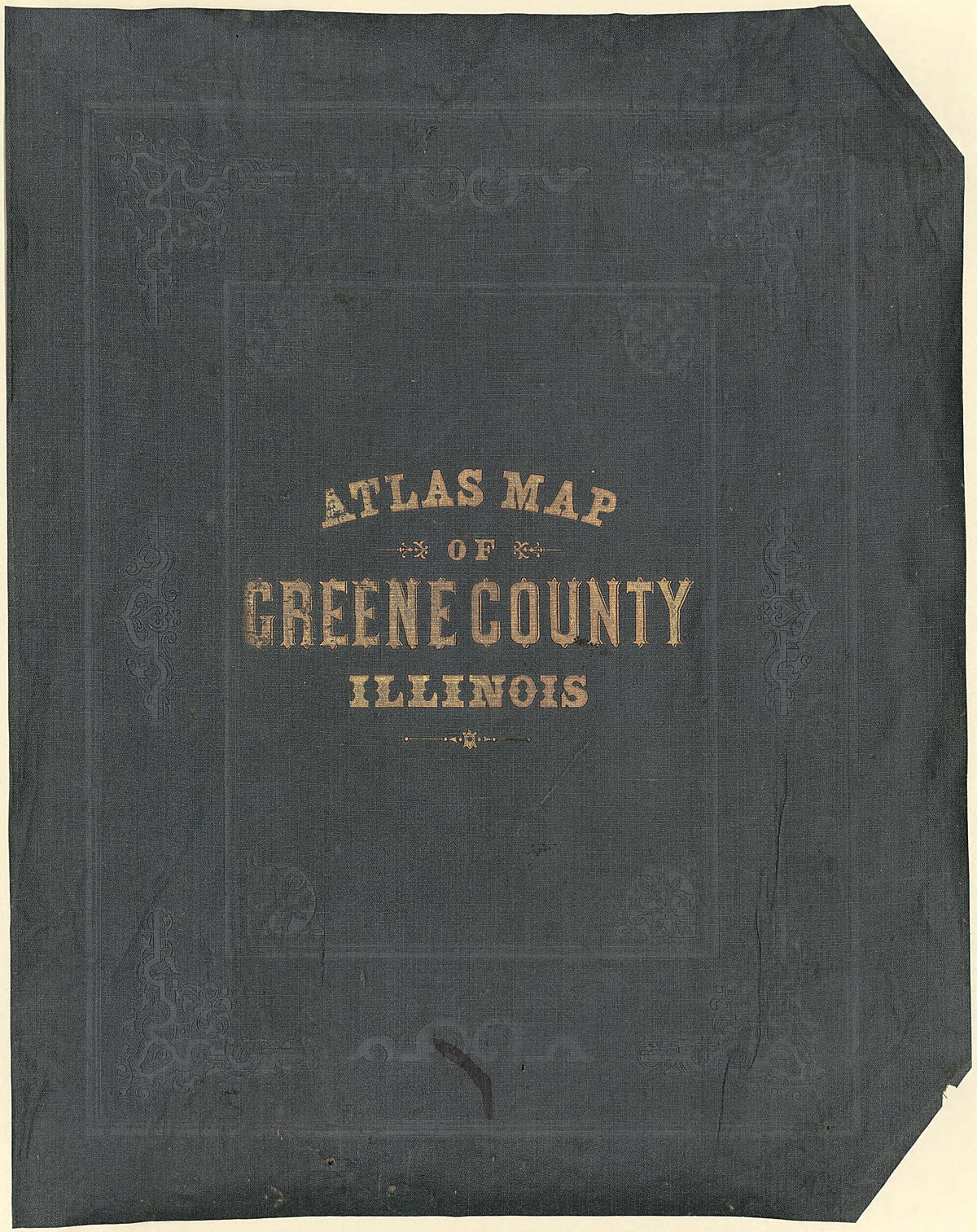 Atlas Map of Greene County, Illinois 1873 by Relic Map Company