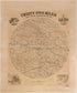 Thirty Five Miles Around Richmond, Va in 1867 by Relic Map Company