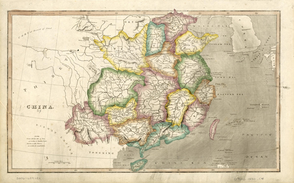 China 1830 by Relic Map Company