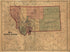 Map of the Territory of Montana With Portions of the Adjoining Territories : Showing the Gulch Or Placer Diggings Actually Worked and Districts Where Quartz (gold & Silver) Lodes Have Been Discovered to January 1st 1865 by Relic Map Company