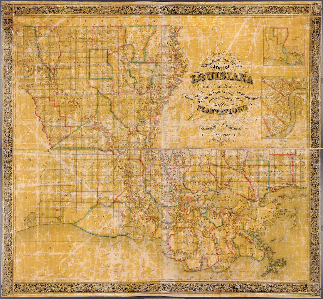 This old map of La Tourrette&