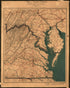 Map of Eastern Virginia 1862 by Relic Map Company