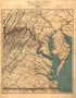 Map of Eastern Virginia 1862 by Relic Map Company