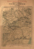 Aufstand In China : Karte Der Weiteren Umgebungen Von Peking Und Tiëntsin 1900 by Relic Map Company
