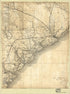 Map of the Coast of South Carolina, from Charleston to Savannah 1860 by Relic Map Company