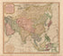 Asia With Its Islands and Different Regions : According to Their Modern Divisions ; Also the Discoveries Made by Capt. Cook 1799 by Relic Map Company