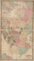 Map of Kings County : With Parts of Westchester, Queens, New York & Richmond : Showing Farm Lines, Soundings, &c in 1872 by Relic Map Company