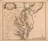 Land, and the Improved Parts of Pennsylvania & New Jersey. (New Map of Virginia, Maryland, and the Improved Parts of Pennsylvania and New Jersey) 1719 by Relic Map Company