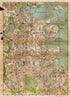 Indexed Map of Boston 1900 by Relic Map Company