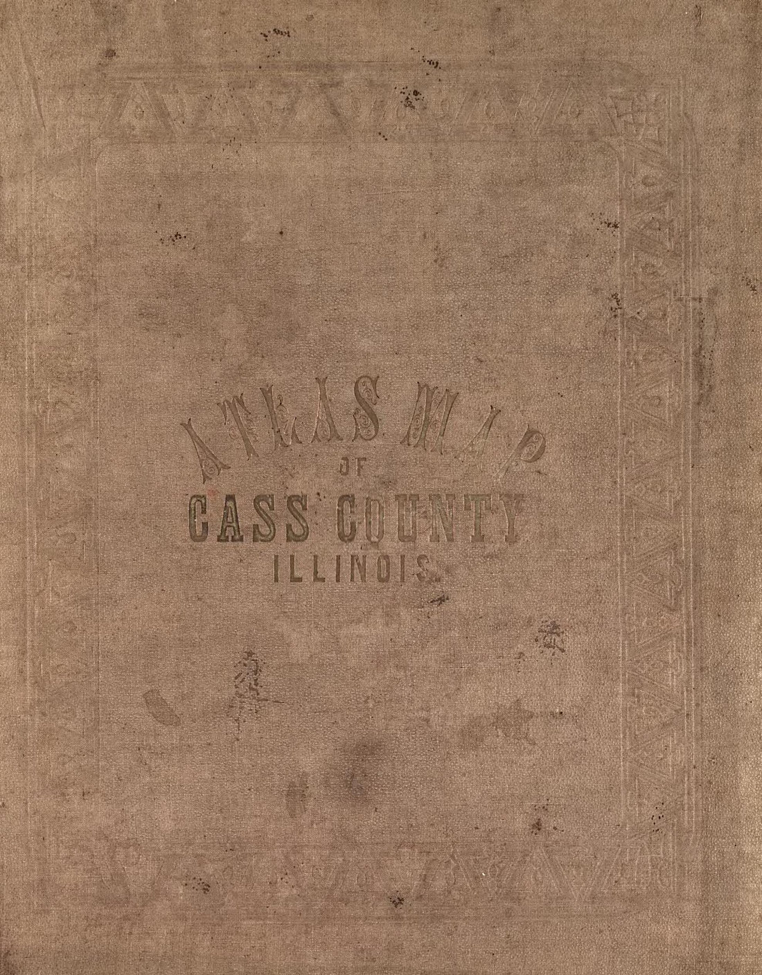 This old map of Illustrated Atlas Map of Cass County, Illinois : Carefully Compiled from Personal Examinations and Surveys. (Atlas Map of Cass County, Illinois) from 1874 was created by  W.R. Brink &amp; Co in 1874