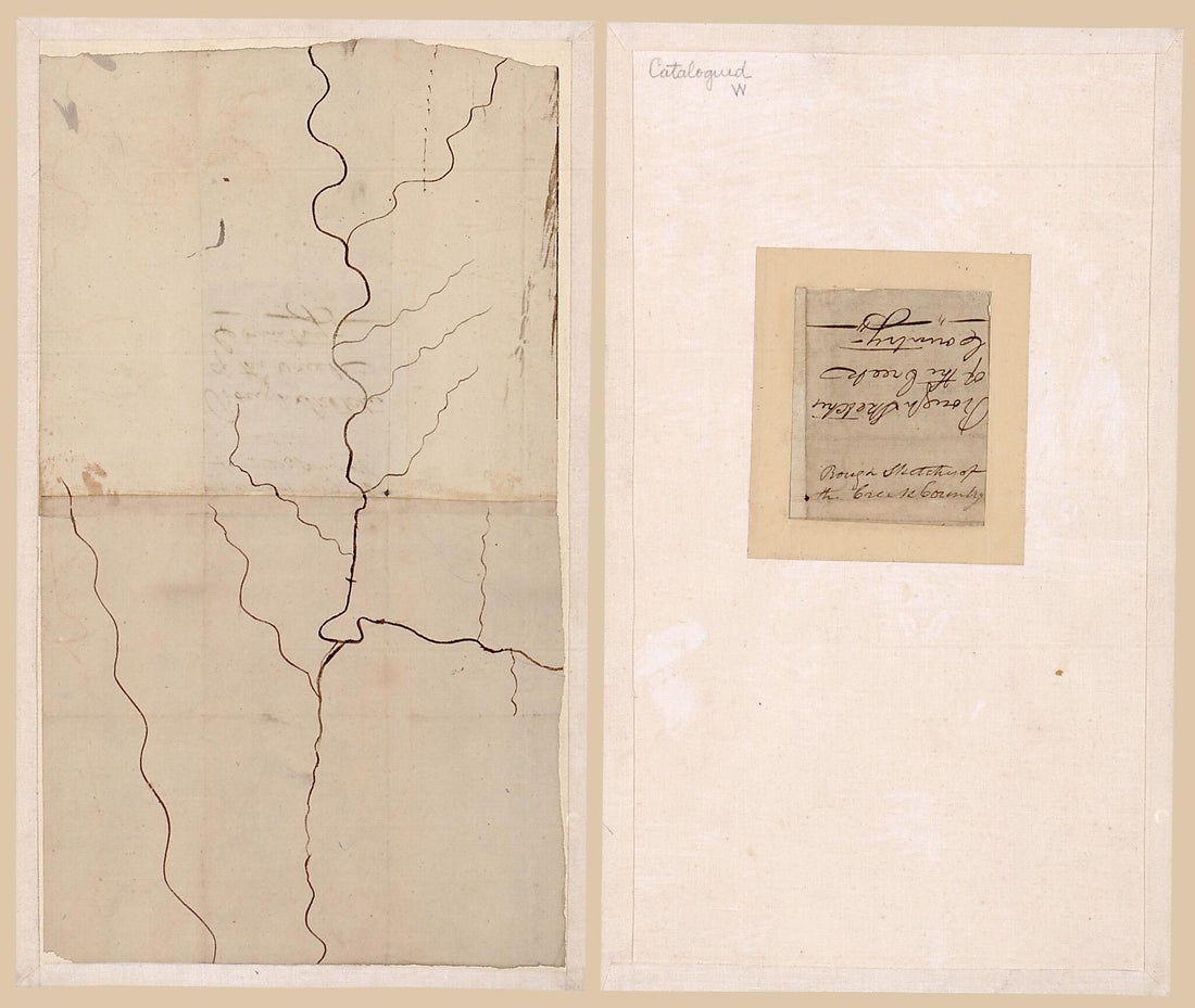 This old map of Rough Sketches of the Creek Country : Alabama from 1816 was created by  in 1816