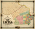 A New Map of Iowa : Accompanied With Notes by W. Barrows 1845 by Relic Map Company