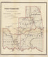 Indian Territory Showing Railroad Systems, June 30, in 1902 by Relic Map Company