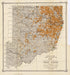 Map Showing Progress of Allotment In Creek Nation 1899 by Relic Map Company