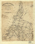 Lancaster District, South Carolina in 1820 by Relic Map Company