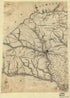 Orangeburgh District, South Carolina 1820 by Relic Map Company