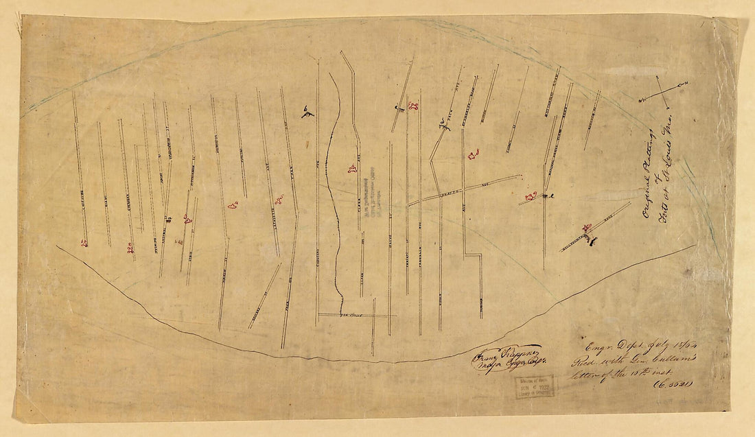 This old map of from 1860 was created by  United States. Army. Corps of Engineers in 1860