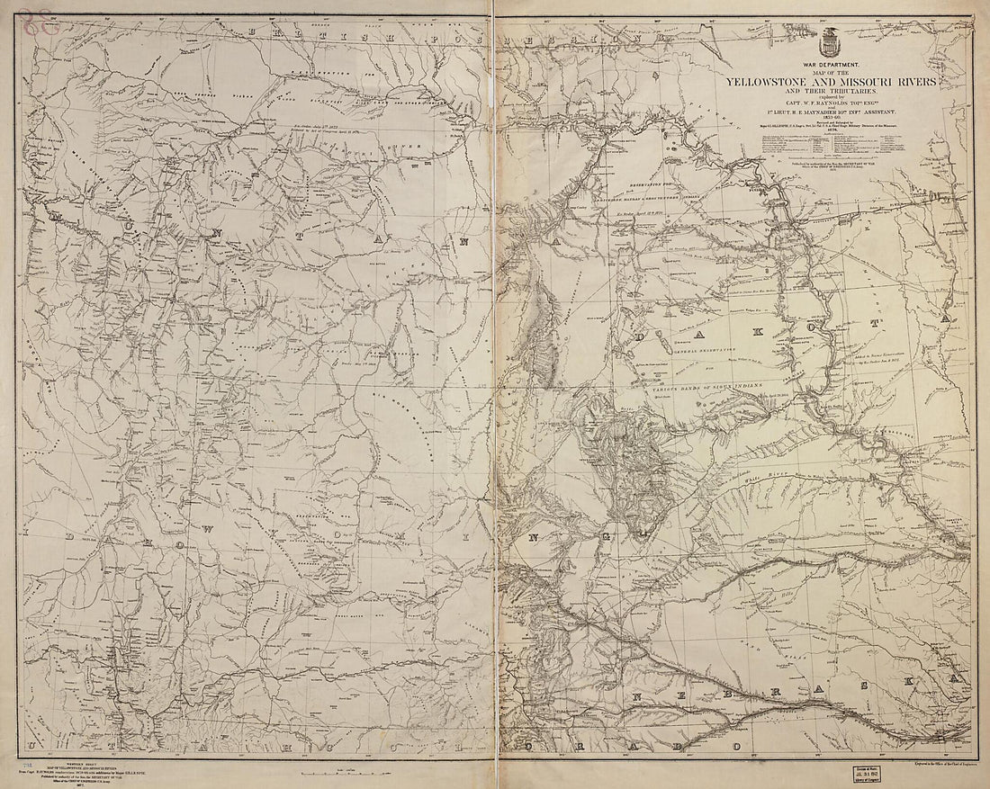 This old map of 60 from 1877 was created by  United States. Army. Office of the Chief of Engineers in 1877