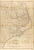Eastern Portion of the Military Department of North Carolina 1862 by Relic Map Company