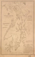 Puget Sound, Washington Territory in 1889 by Relic Map Company